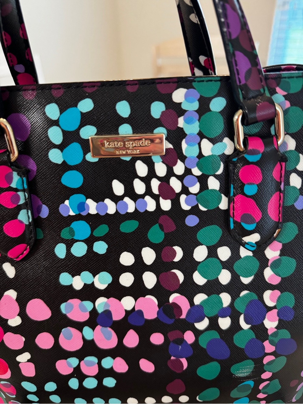 Kate Spade New York Confetti Dot Satchel Crossbody Bag - Picture 4 of 16